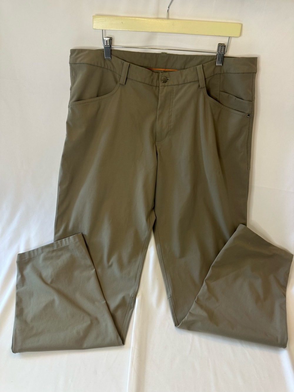 Lululemon ABC Pants Men 40x33 Artifact Warpstreme Stretch Classic Fit Wicking